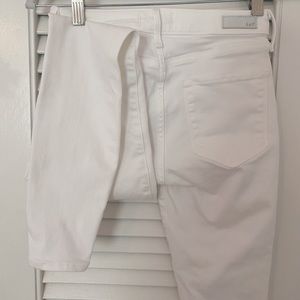 abercrombie & fitch white skinny jeans, size 24, 00.